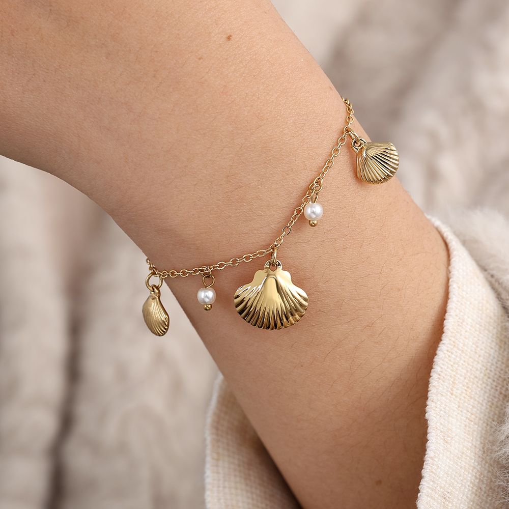 Pearl Small Shells Armkette