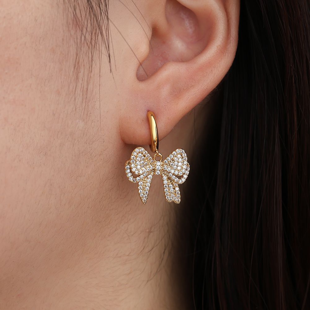 Sparkling Ribbon Ohrring