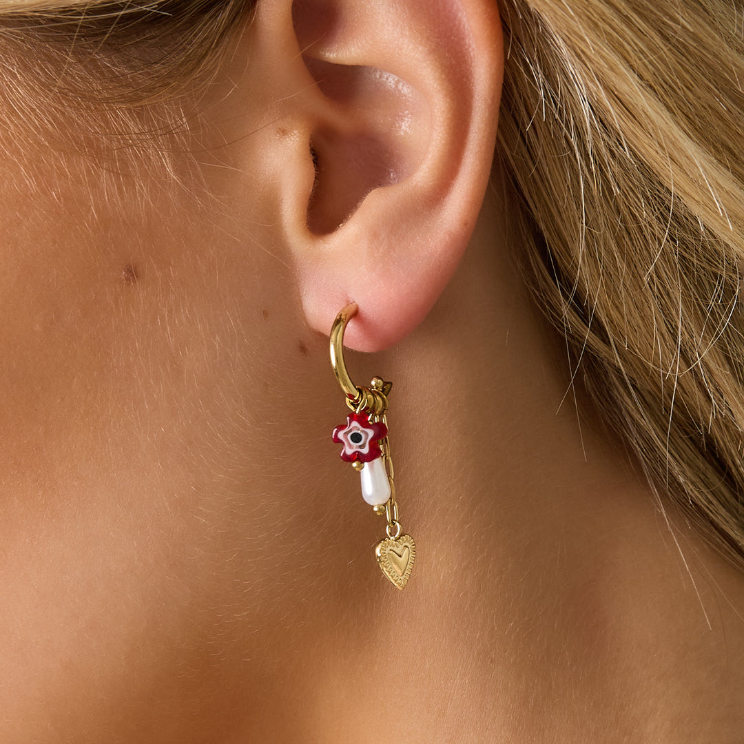 Stainless Steel Dangle Earrings Heart Casual Daily Simple Series Women's jewelry