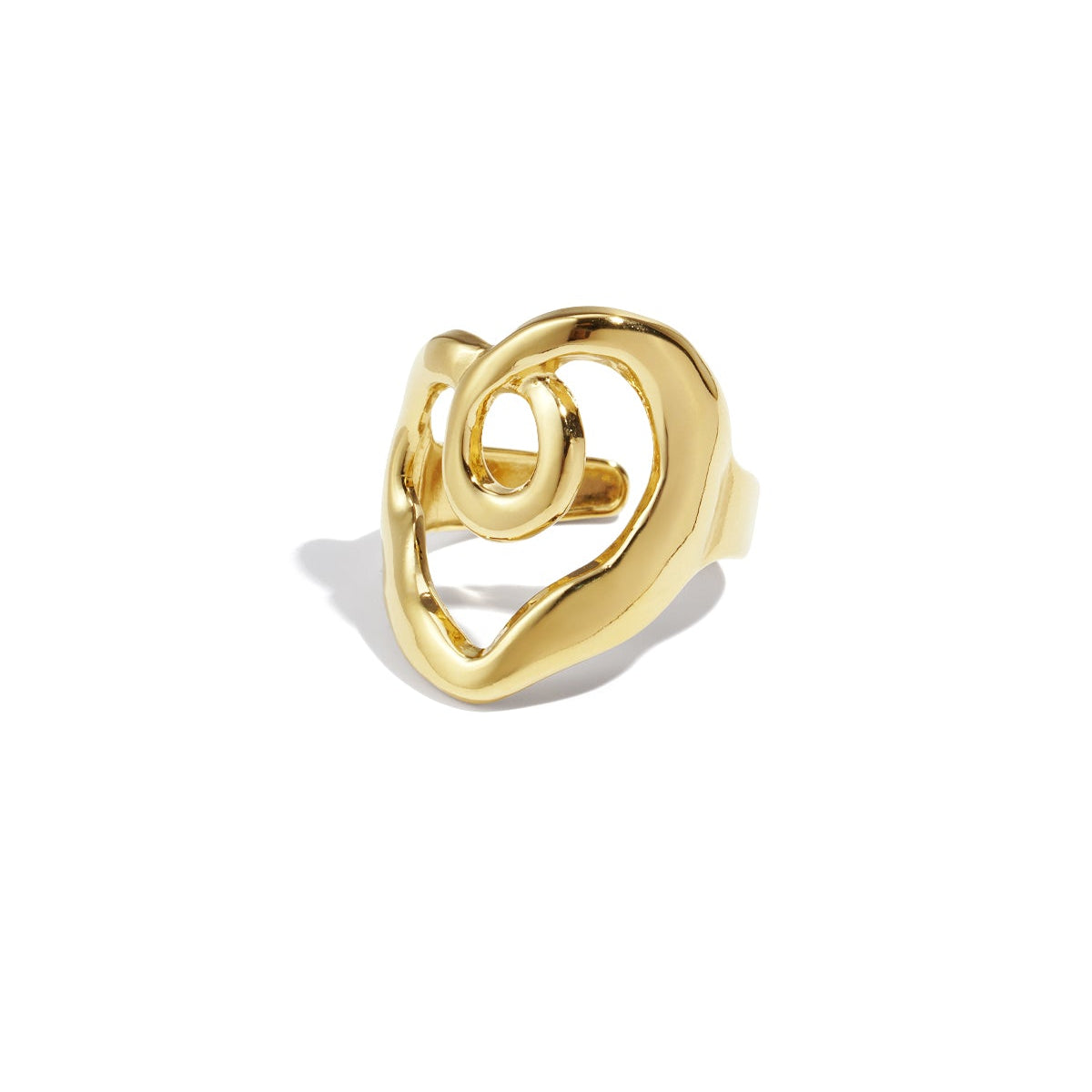 Stainless Steel Statement Rings irregular shape Casual Daily Simple Series Women's jewelry