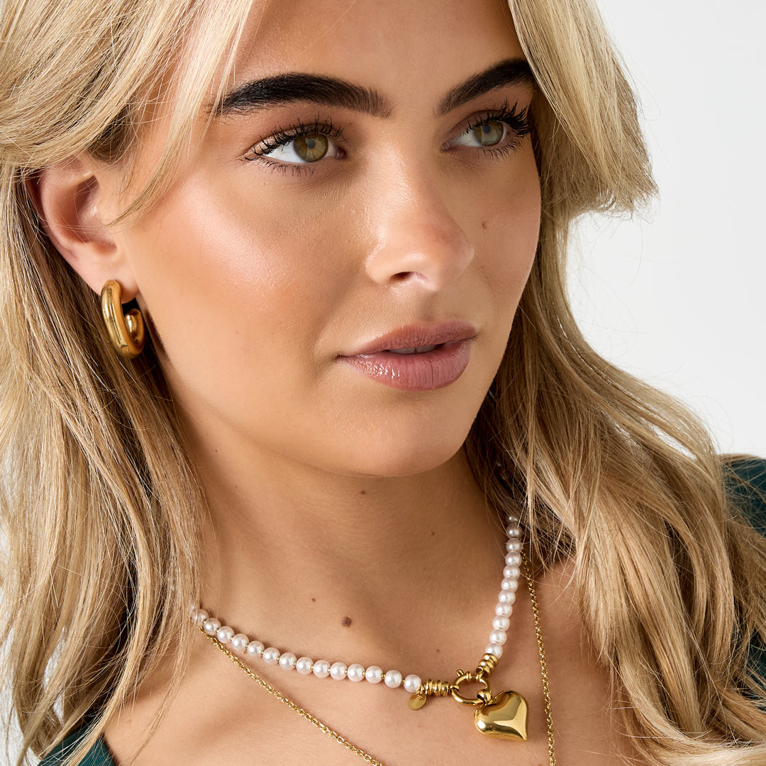 Beaded Necklaces Heart Beads Casual Daily Simple Series Women's jewelry