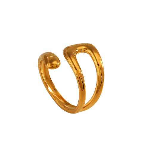 Duo Curve Ring