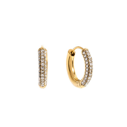 Elegante Hoop Pavé 16mm