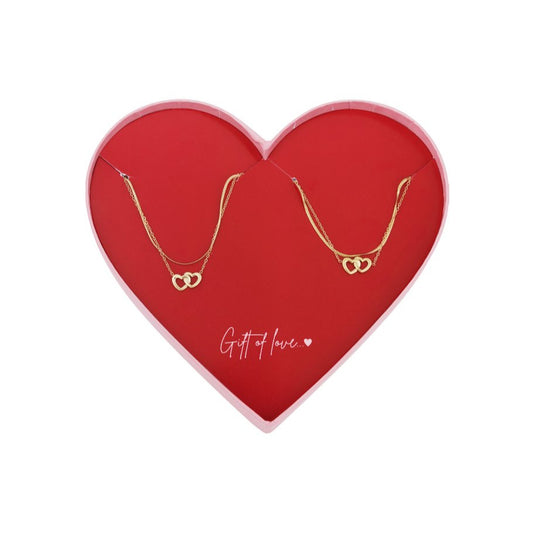 Liebe Halskette und Armband aus Edelstahl